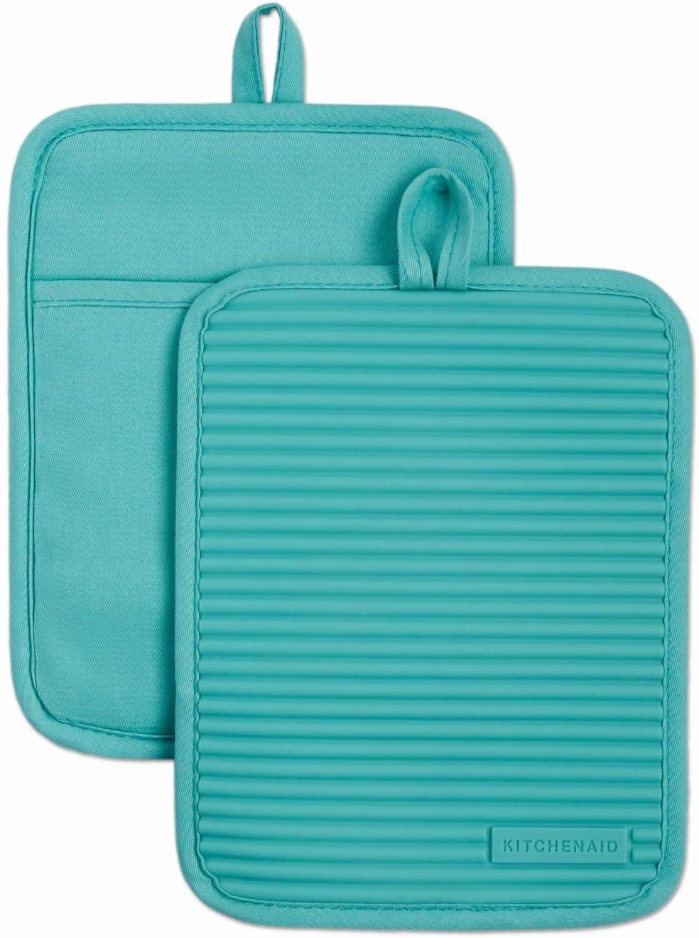 Ribbed Soft Silicone Pot Holder Set, Pot Holders, Oven Mitts, Silicone Pot Holders -2 Pcs Ribbed Soft Silicone Pot Holder Set, Pot Holders, Oven Mitts, Silicone Pot Holders -2 Pcs
